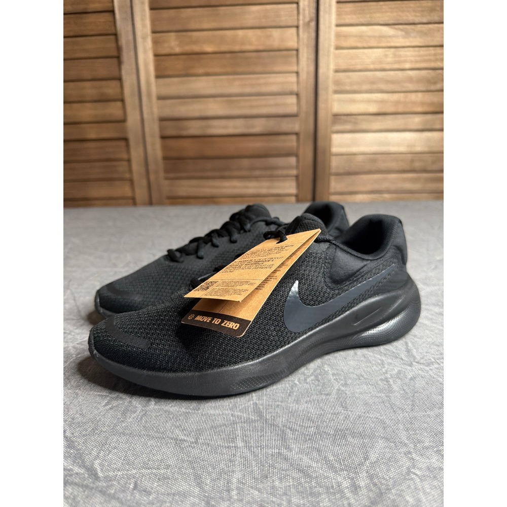 Nike Running Shoes Mens 8 Revolution 7 Black Anthracite FB2207-005 NEW